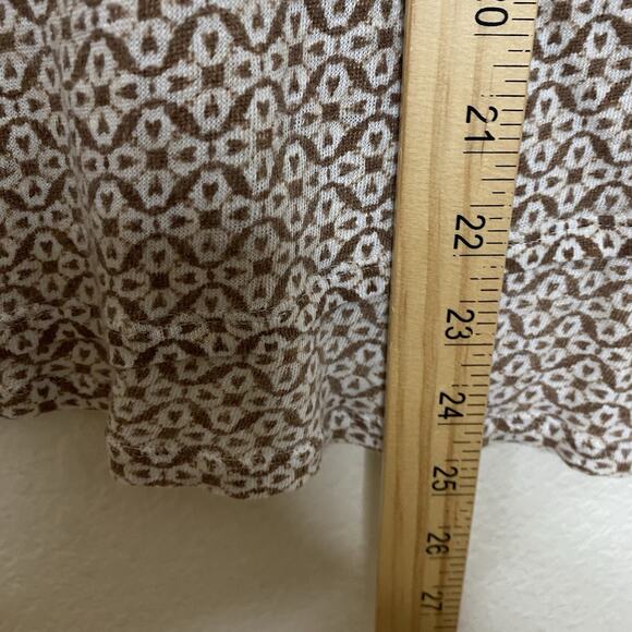 J.Jill Womens Love Linen Knit Top Asymmetric Shirt Size Medium - Picture 5 of 7